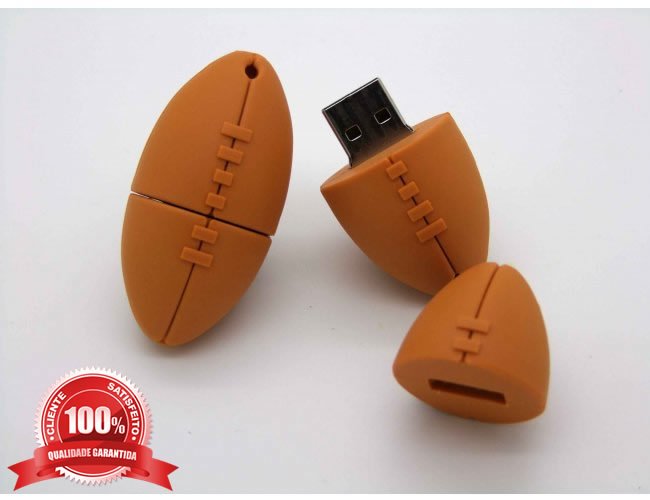 Pendrive Bola de Futebol Americano Personalizado